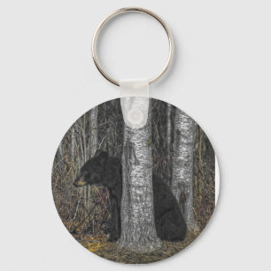 Black Bear Key Ring