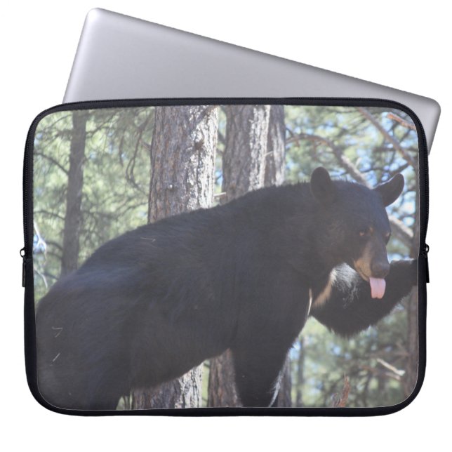 Black Bear Lap Top Sleeve (Front)