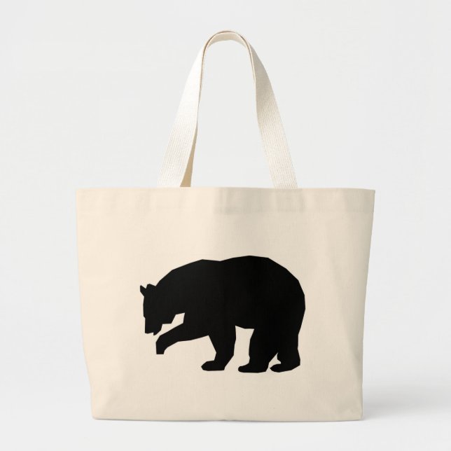 BLACK BEAR LARGE TOTE BAG (Front)