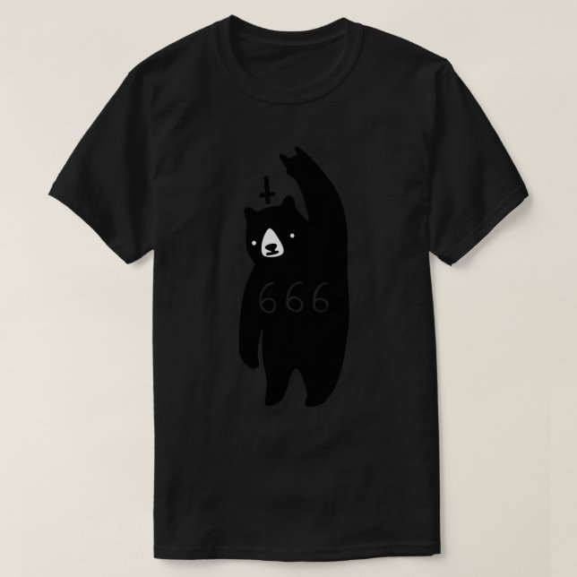 BLACK BEAR METAL T-Shirt (Design Front)