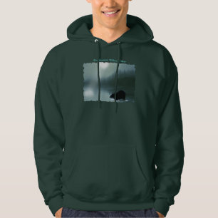 BLACK BEAR & MOONLIGHT Winter Hoodie