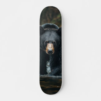 Black Bear Predator Skateboard Table in a Creek