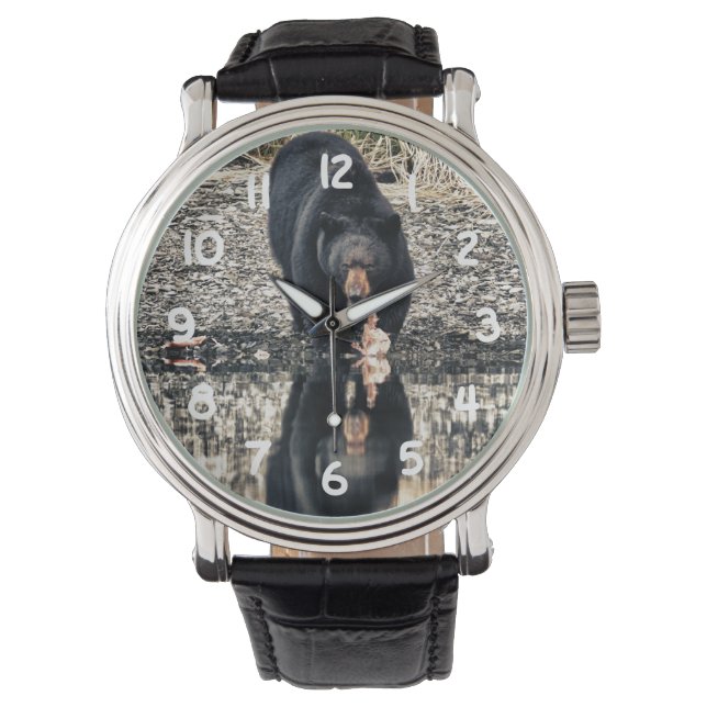 Black Bear Reflections Watch (Front)