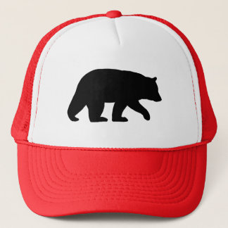 Black Bear Silhouette Trucker Hat