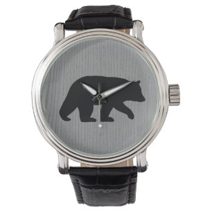 Black Bear Silhouette Watch