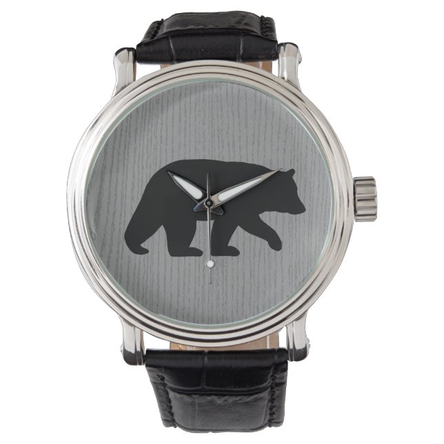 Black Bear Silhouette Watch (Front)