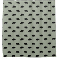 Black Bear Silhouettes Pattern