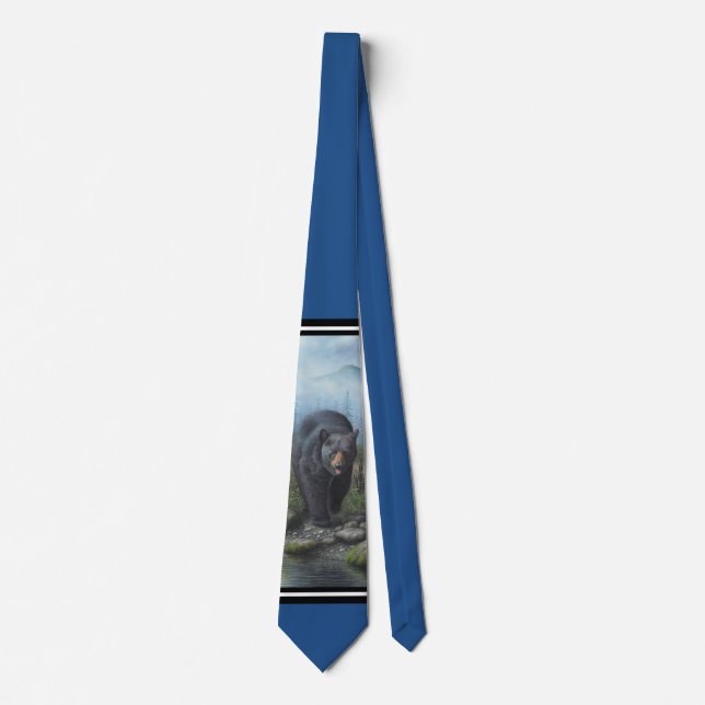 Black Bear Tie (Front)