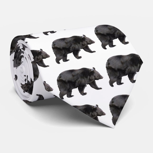 black bear tie (Rolled)