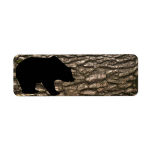 Black Bear Tree Bark