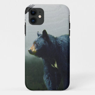 Black Bear Wildlife Theme Case-Mate iPhone Case