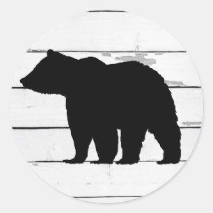 Black Bear Woodland Stickers