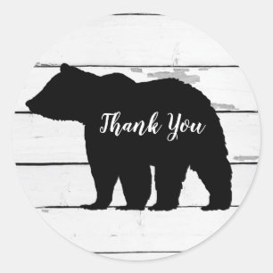 Black Bear Woodland Stickers
