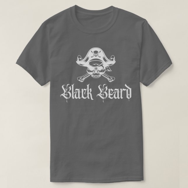 Black Beard 8 T-Shirt (Design Front)