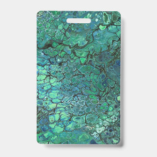 Black Bears Blue and Green ID Badge