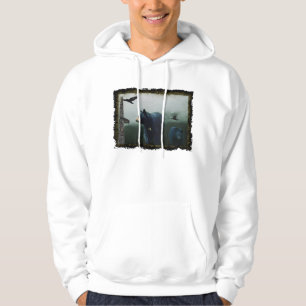 Black Bears, Ravens & Totem Pole Wildlife Hoodie