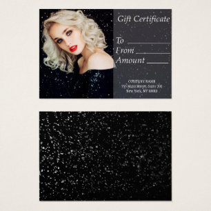 Black Beautiful Women Gift Certificate