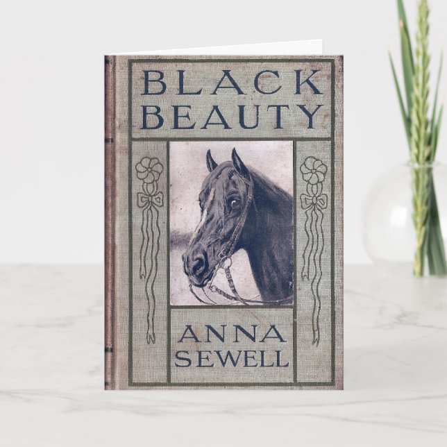 Black Beauty First Edition Cover Card (Front)