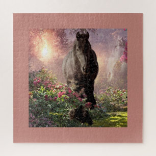 Black Beauty Friesian Horse - Puzzle