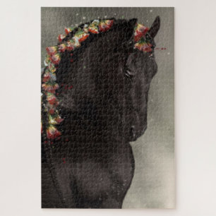 Black Beauty Friesian Horse - Puzzle