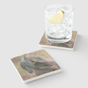 Black Beauty Friesian Horse - Stone Coaster