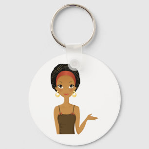 Black beauty key ring