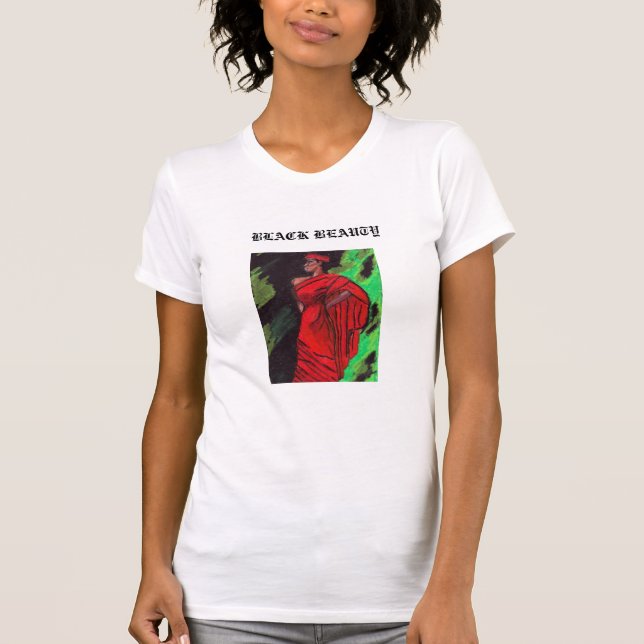 , BLACK BEAUTY  Womans Tee (Front)