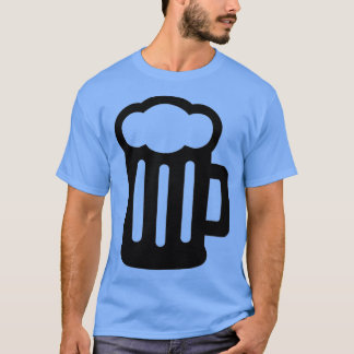 Black beer mug T-Shirt