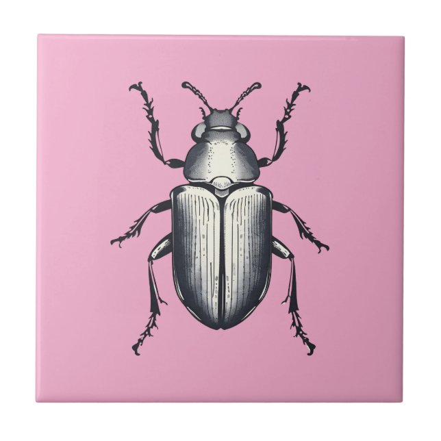 Black Beetle  Tile (Front)