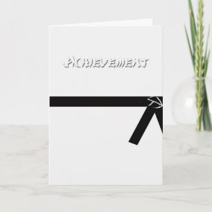 Black Belt Card