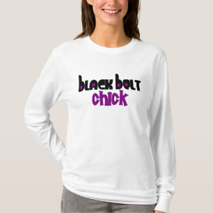 Black Belt Chick 1 Purple T-Shirt
