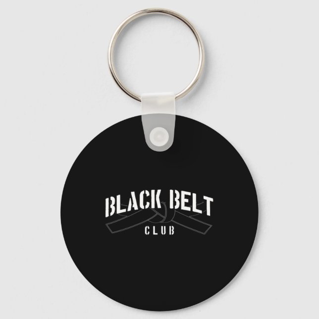 Black Belt Club  Key Ring (Front)