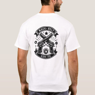Black Belt Gun Fu Grandmaster  T-Shirt