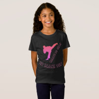 Black Belt Karate Black Rose Modern Trendy Chic