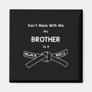 Black Belt Karate Shirt Comt Hapkido Martial Arts Magnet