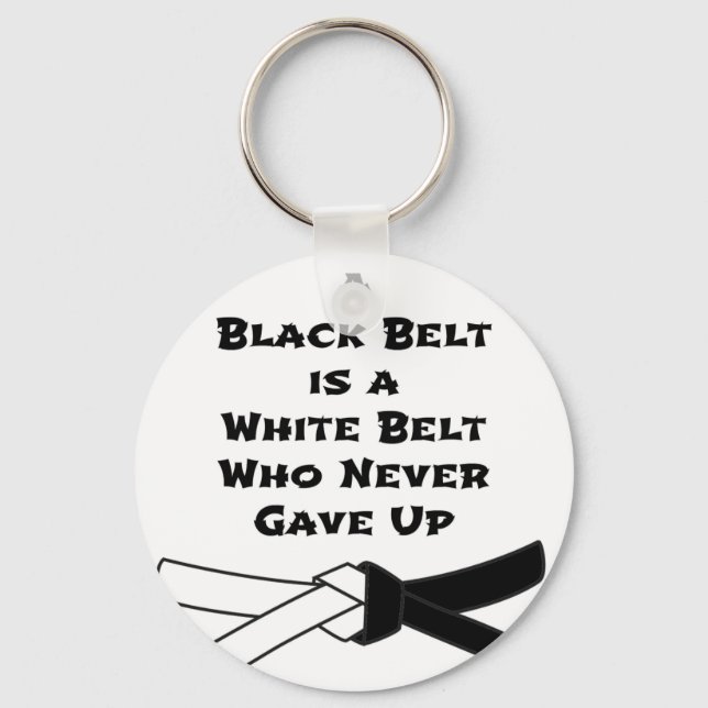 Black Belt Key Ring (Front)