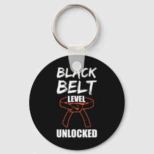 Black Belt Level Unlocked 1 Key Ring