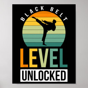 Black Belt Level Unlocked 3 Poster