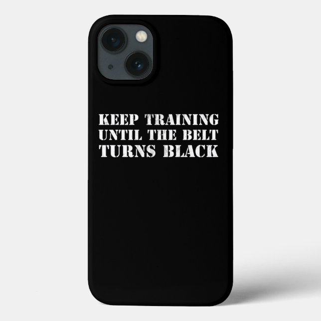 Black Belt Martial Art Training Karate Tae Kwon Do Case-Mate iPhone Case (Back)