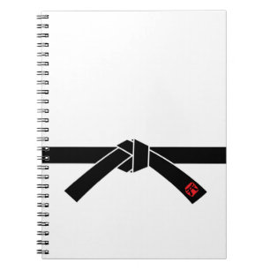 Black Belt, Martial Arts 黒帯, 武道 Spiral Notebook