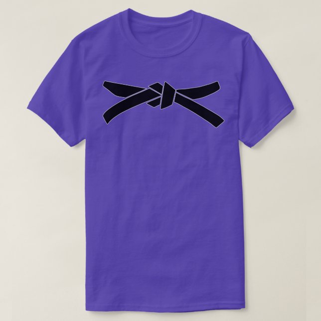 Black belt martial arts T-Shirt (Design Front)