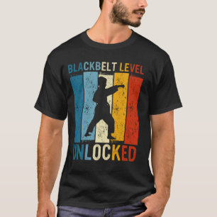 Black Belt Men Achievement Martial Arts Karate Boy T-Shirt