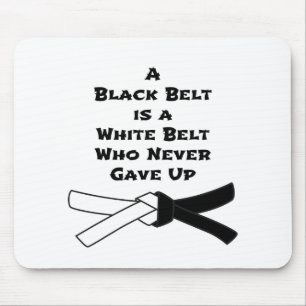 Black Belt Mouse Pad