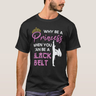 Black Belt Princess Karate Girl T-Shirt