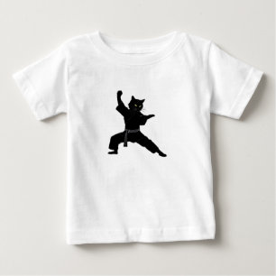 Black Belt Purrfection Baby T-Shirt