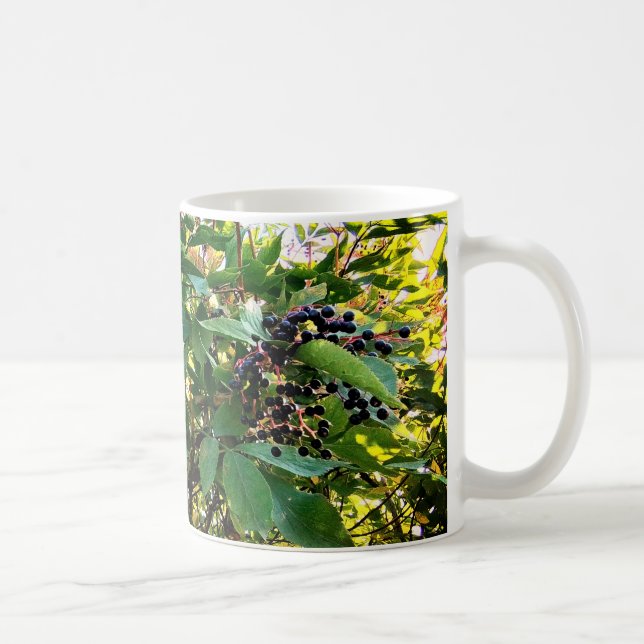 Black berries coffee mug (Right)