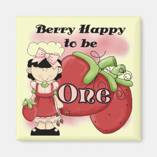 Black Berry 1st Birthday T-shirts and Gifts Magnet