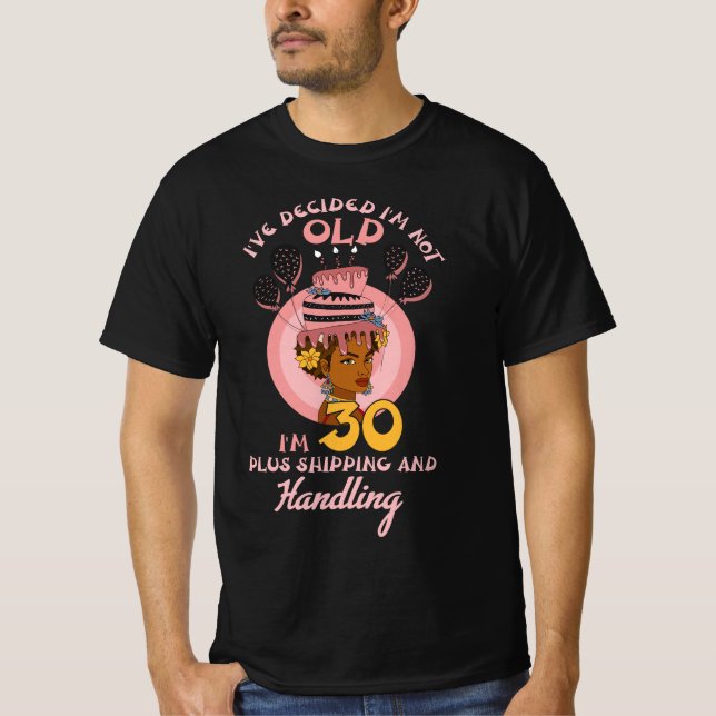 Black Betty Birthday Boop Motivational I_ve Decide T-Shirt (Front)