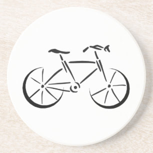 Black Bicycle Coaster