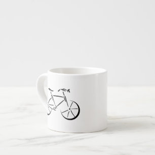 Black Bicycle Espresso Cup